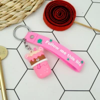 جاکلیدی سیلیکونی + بند آویز بستنی خرسی سری C