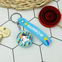 جاکلیدی سیلیکونی + بند آویز گربه تیوپ سوار سری C