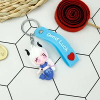 جاکلیدی سیلیکونی + بند آویز پری دریایی سری C