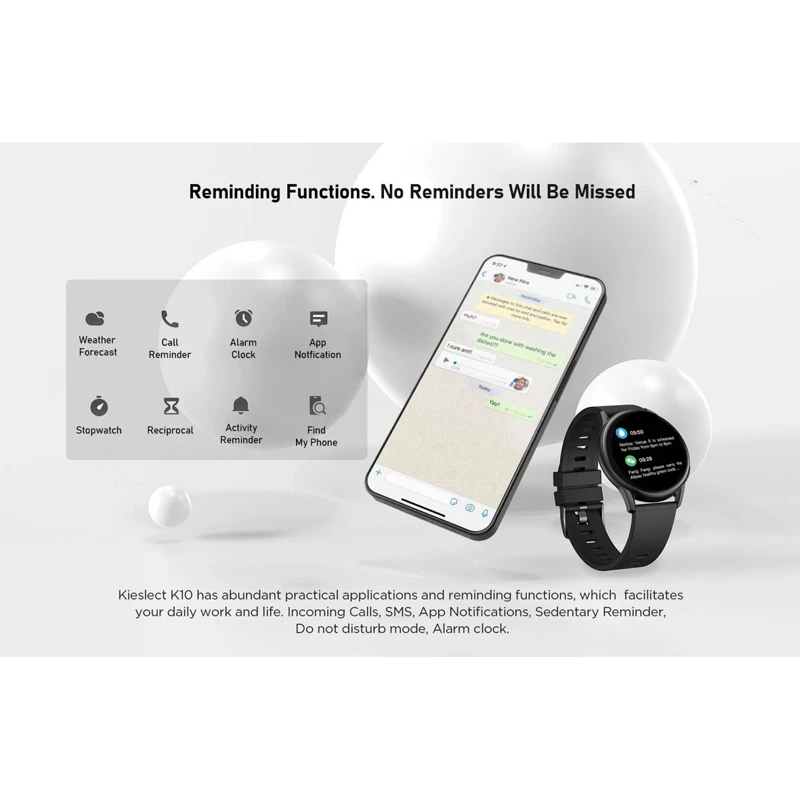 ساعت هوشمند کیسلکت Kieslect K10 + هدیه