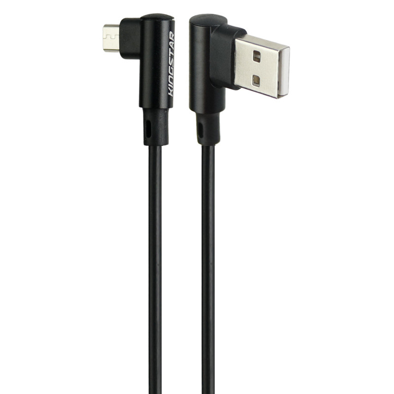 کابل میکرو یو اس بی KingStar K90A 2.1A 1.1m دو سر L