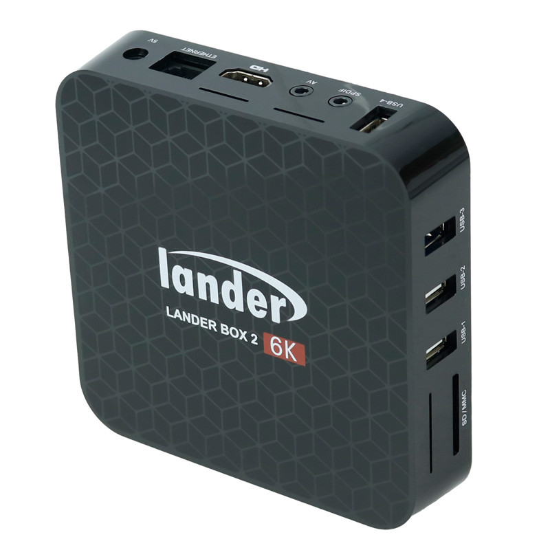 اندروید باکس Lander Box 2 6K + ریموت کنترل