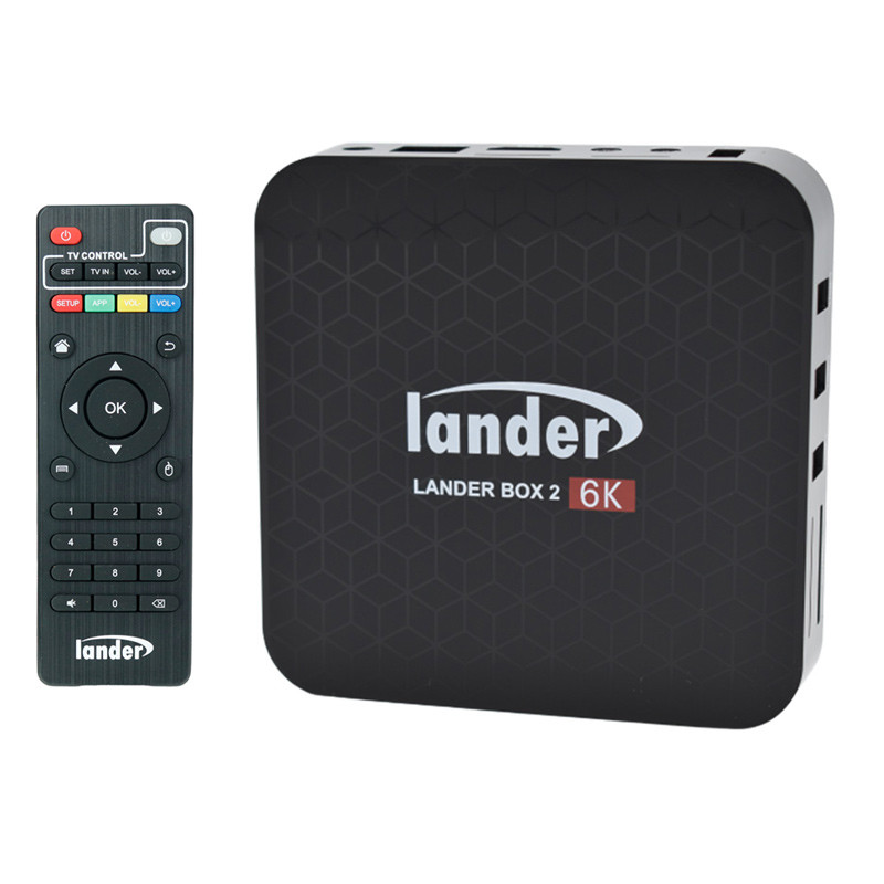 اندروید باکس Lander Box 2 6K + ریموت کنترل