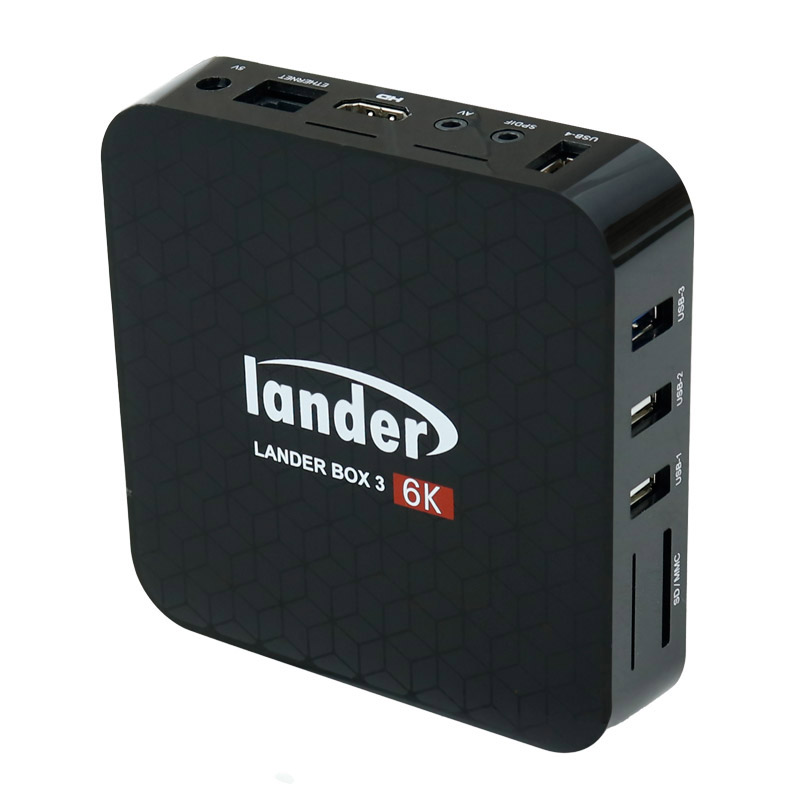 اندروید باکس Lander Box 3 6K + ریموت کنترل