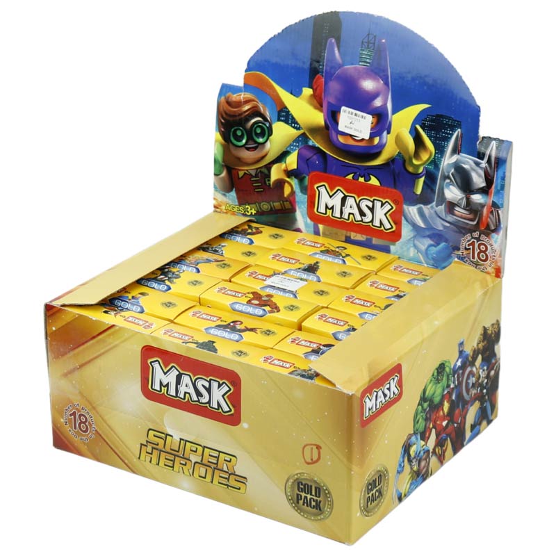 لگو ابر قهرمانان Mask Gold Super Heros