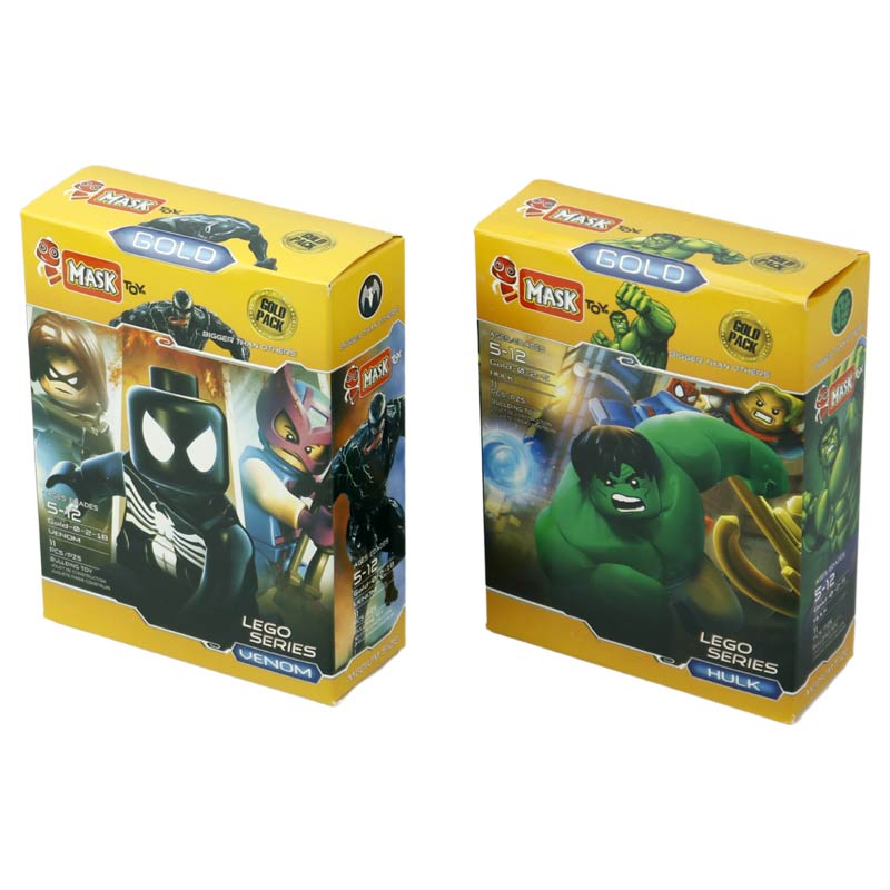 لگو ابر قهرمانان Mask Gold Super Heros