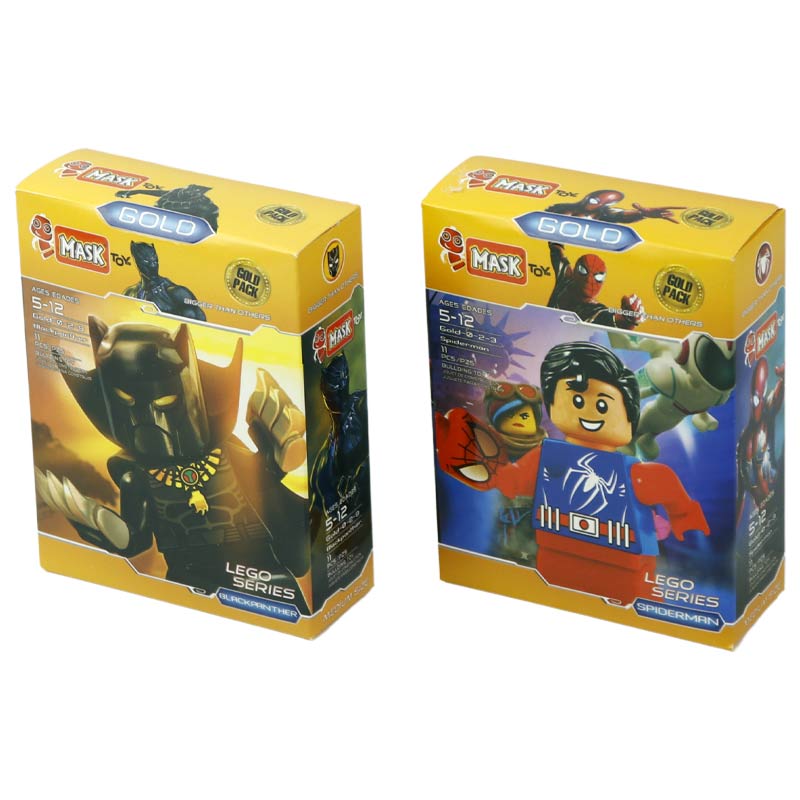 لگو ابر قهرمانان Mask Gold Super Heros