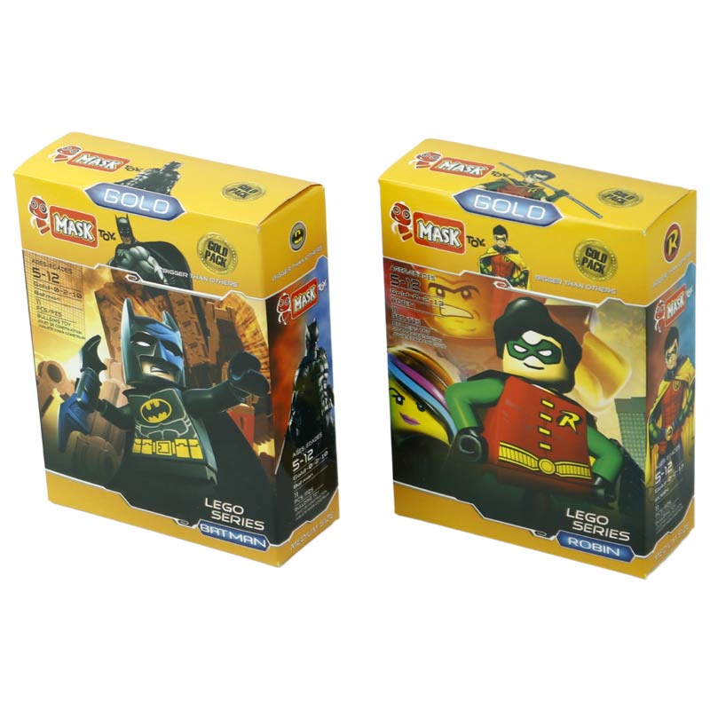 لگو ابر قهرمانان Mask Gold Super Heros