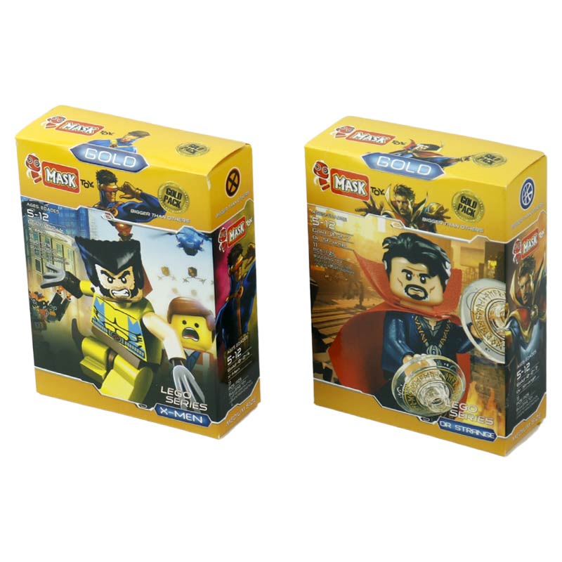لگو ابر قهرمانان Mask Gold Super Heros