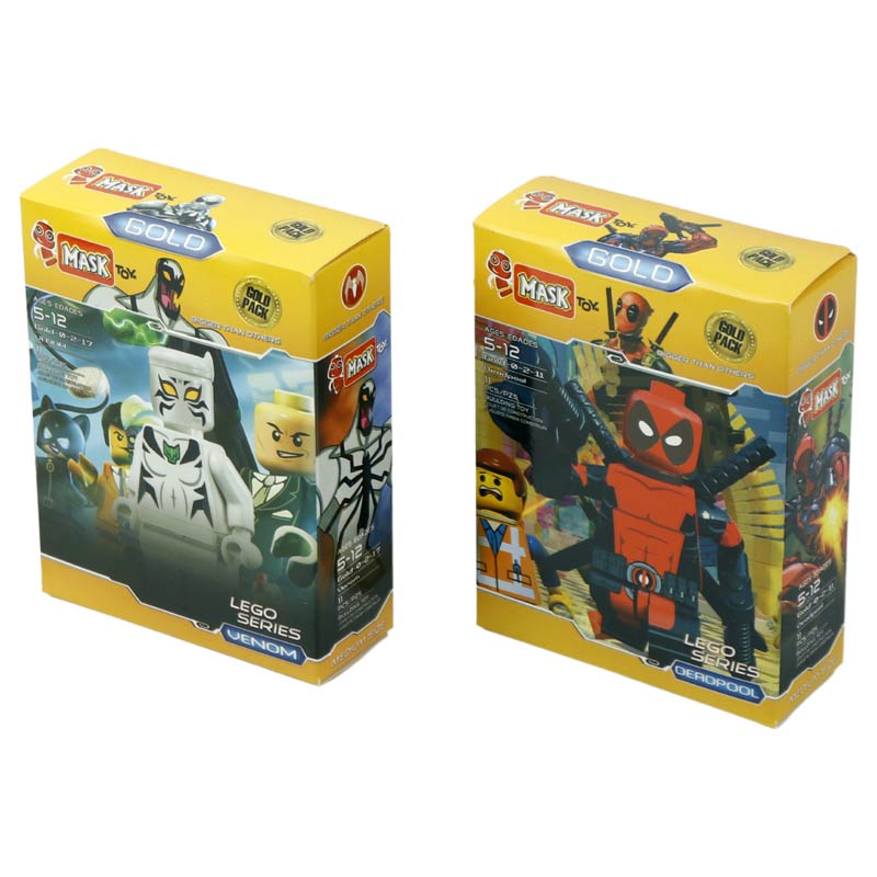لگو ابر قهرمانان Mask Gold Super Heros