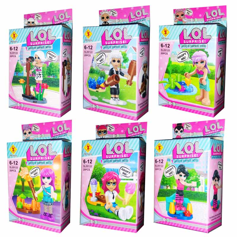 لگو دخترانه 20 تکه SLtoys Lol Suprise کد SL89122
