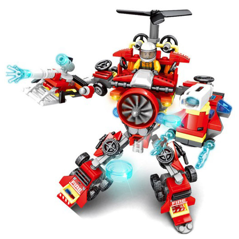 لگو آتش نشان Sembo Mecha On Steel کد 603062