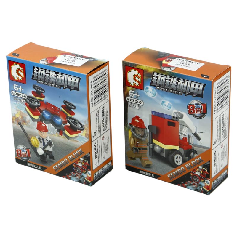 لگو آتش نشان Sembo Mecha On Steel کد 603062
