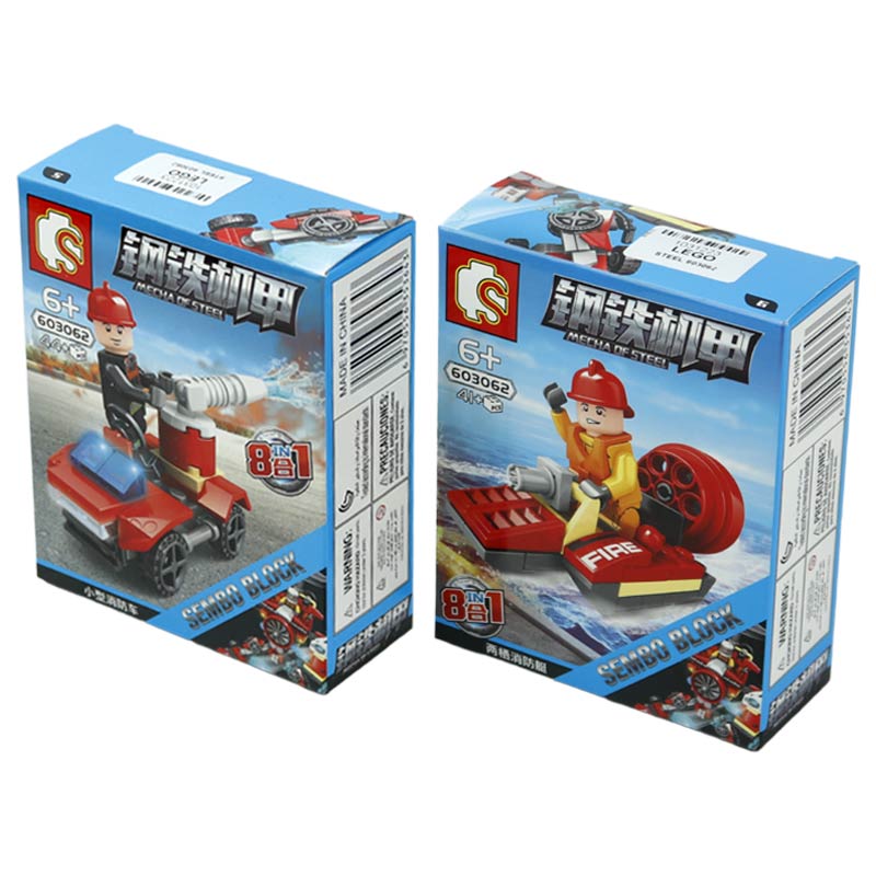 لگو آتش نشان Sembo Mecha On Steel کد 603062
