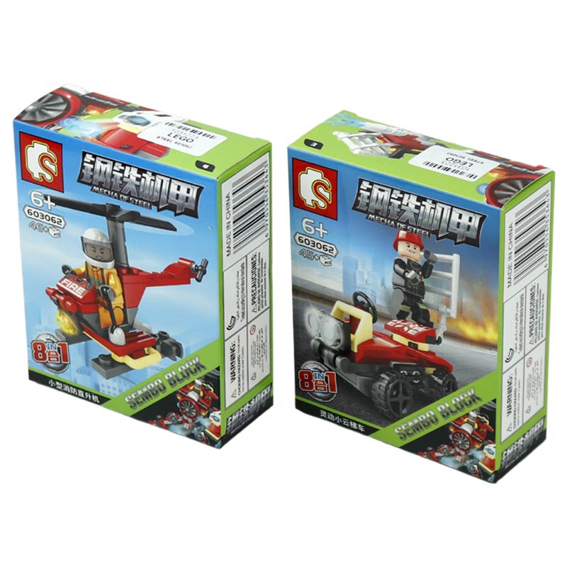 لگو آتش نشان Sembo Mecha On Steel کد 603062