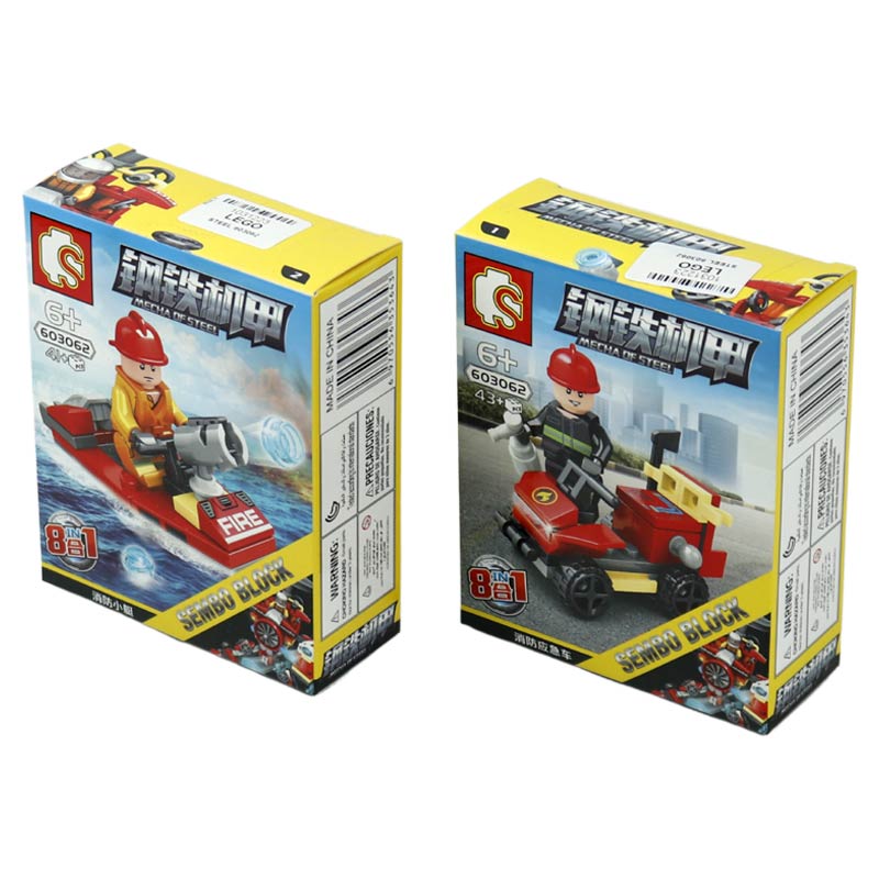 لگو آتش نشان Sembo Mecha On Steel کد 603062