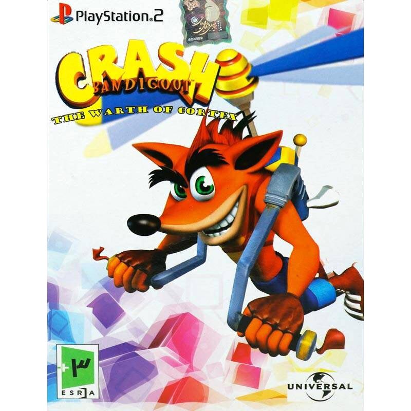 Crash Bandicoot The Warth Of Cortex PS2 لوح زرین