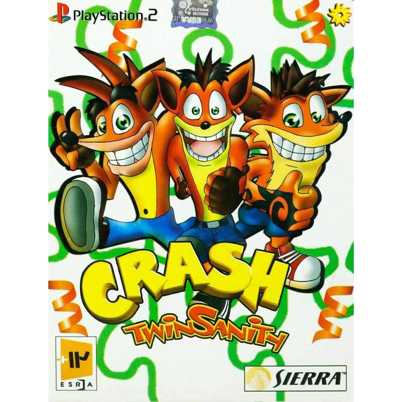 Crash Twin Sanith PS2 لوح زرین
