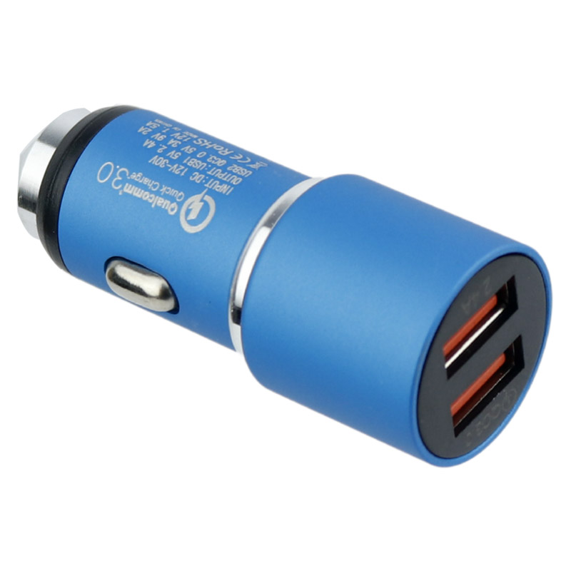 شارژر فندکی فست شارژ Metal Dual USB 5A QC3.0 PD