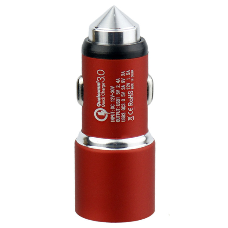 شارژر فندکی فست شارژ Metal Dual USB 5A QC3.0 PD