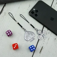 آویز فلش و موبایل نگین دار