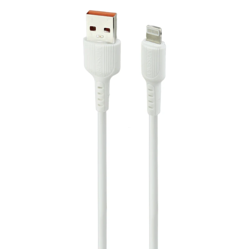 کابل لایتننیگ فست شارژ 2.4 آمپر Mossory M101L طول 1 متر