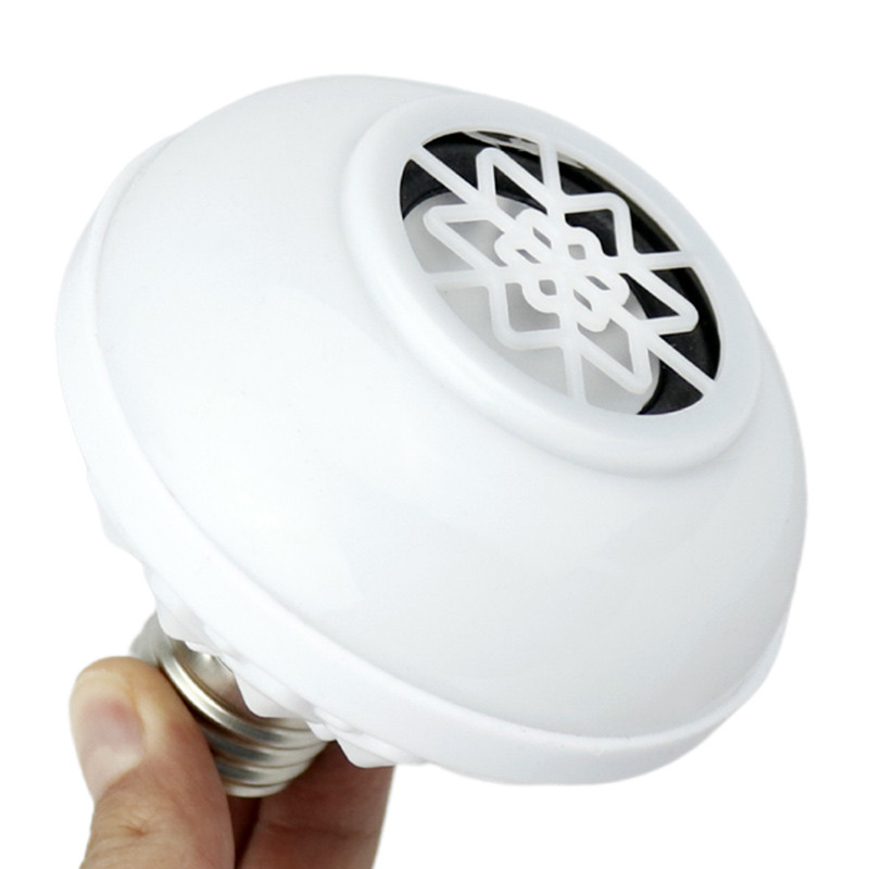 لامپ LED اسپیکر دار بلوتوثی Music Bulb 12W E27 طرحدار + ریموت کنترل