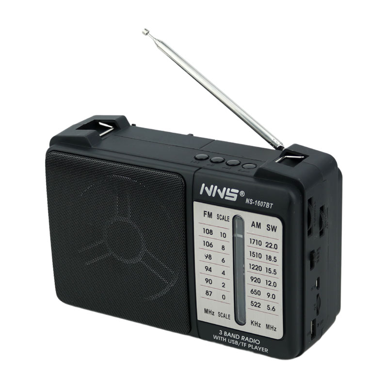 رادیو اسپیکر بلوتوثی رم و فلش خور NNS NS-1607BT