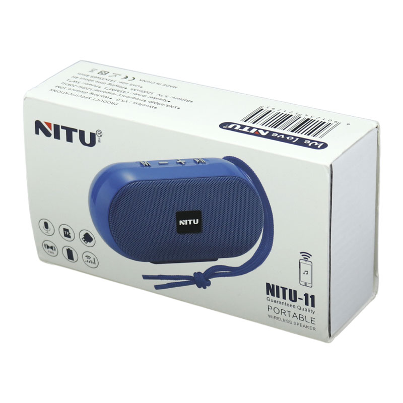 اسپیکر بلوتوثی رم و فلش خور Nitu Nitu-11