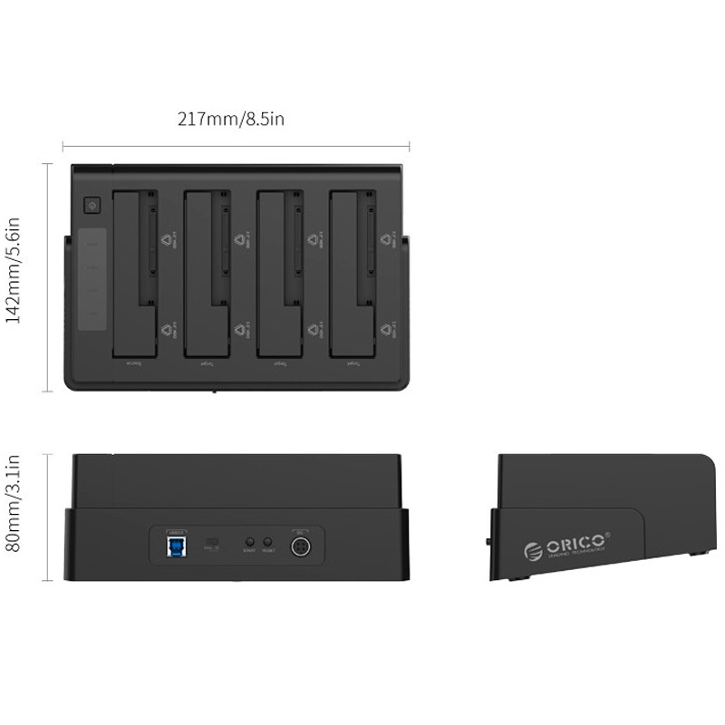 داک هارد 4 سینی اوریکو Orico 6648US3-C-V1 USB 3.0