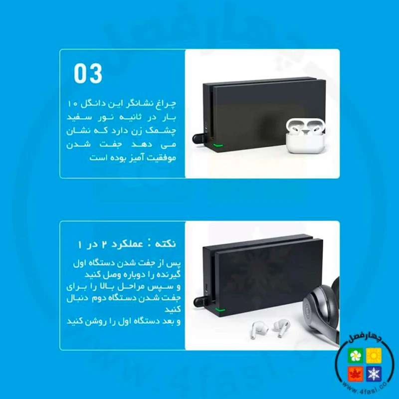 دانگل بلوتوث کامپیوتر اوریکو Orico BTA-SW01 USB