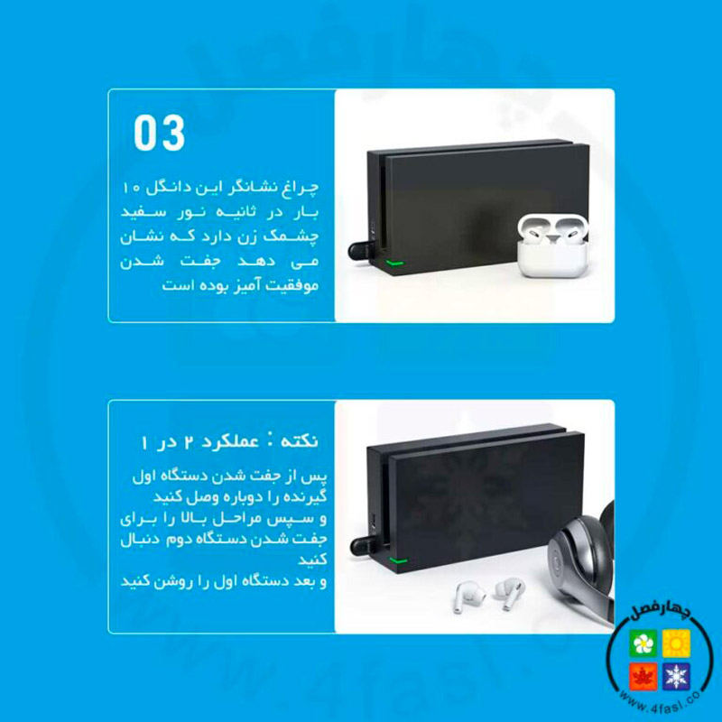 دانگل بلوتوث کامپیوتر اوریکو Orico BTA-SW01 USB