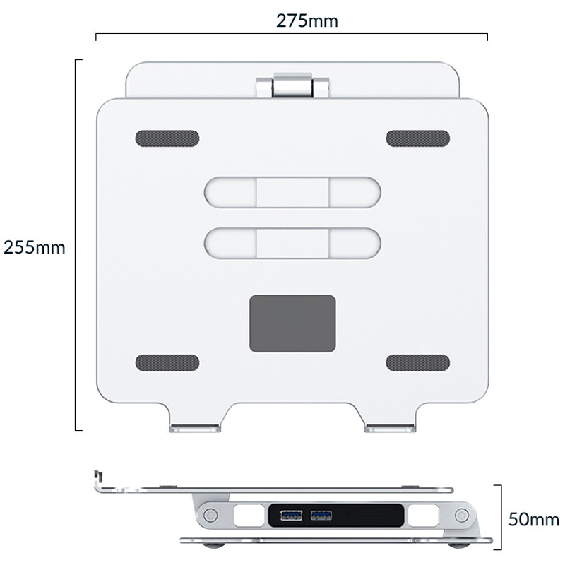 استند لپ تاپ و هاب Orico LST-2AS USB 3.0