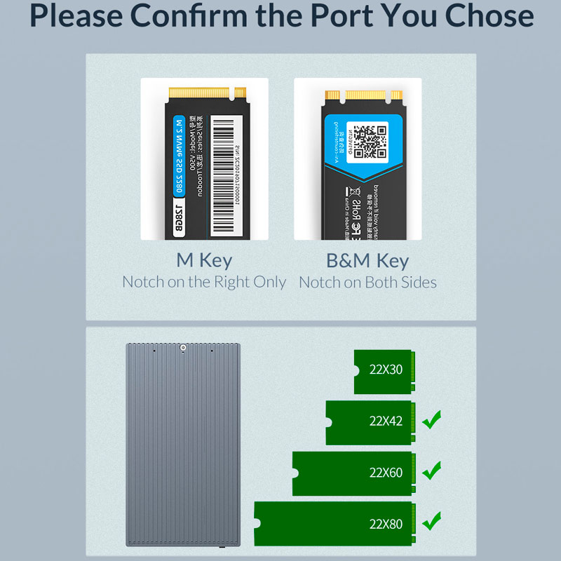 باکس هارد 2 سینی M.2 NVMe SSD اوریکو M2NV01-C3