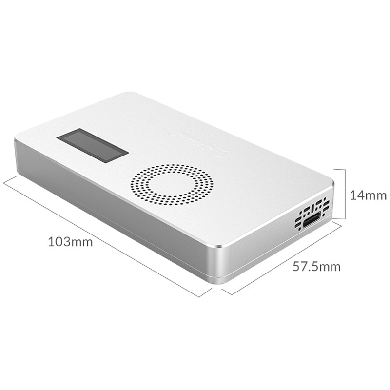 باکس هارد فن دار M.2 NVMe SSD اوریکو M2PX-C3