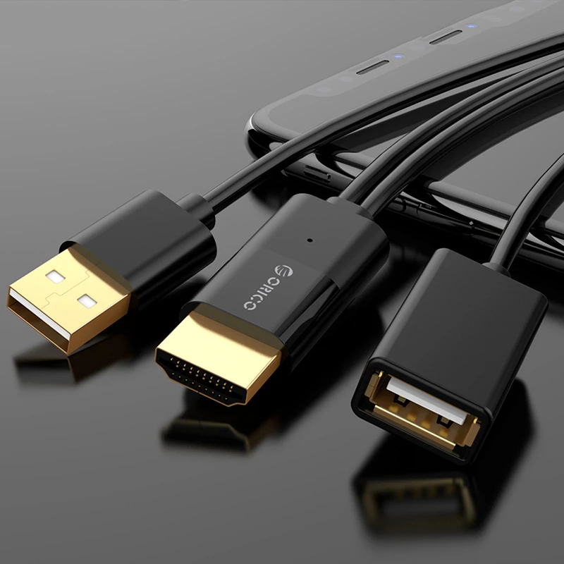 کابل تبدیل USB به HDMI اوریکو PE-P1 طول 1 متر