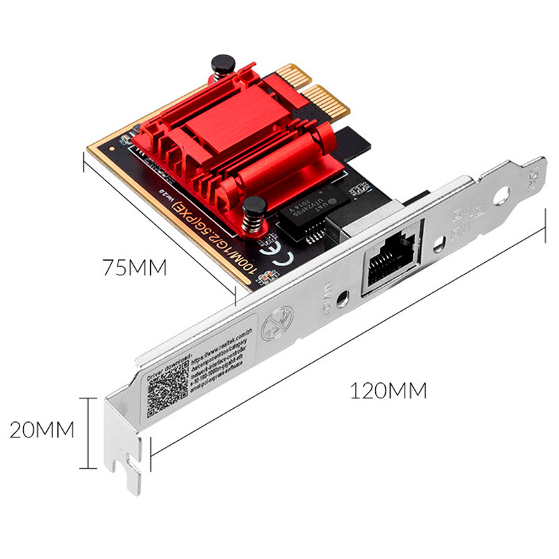 کارت شبکه اینترنال اوریکو Orico PTR-FU 2.5Gbps PCI-E