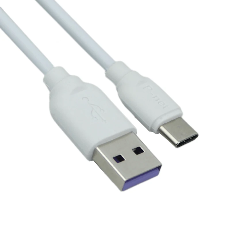 کابل تایپ سی فست شارژ P-net PT.200 2.4A 1m