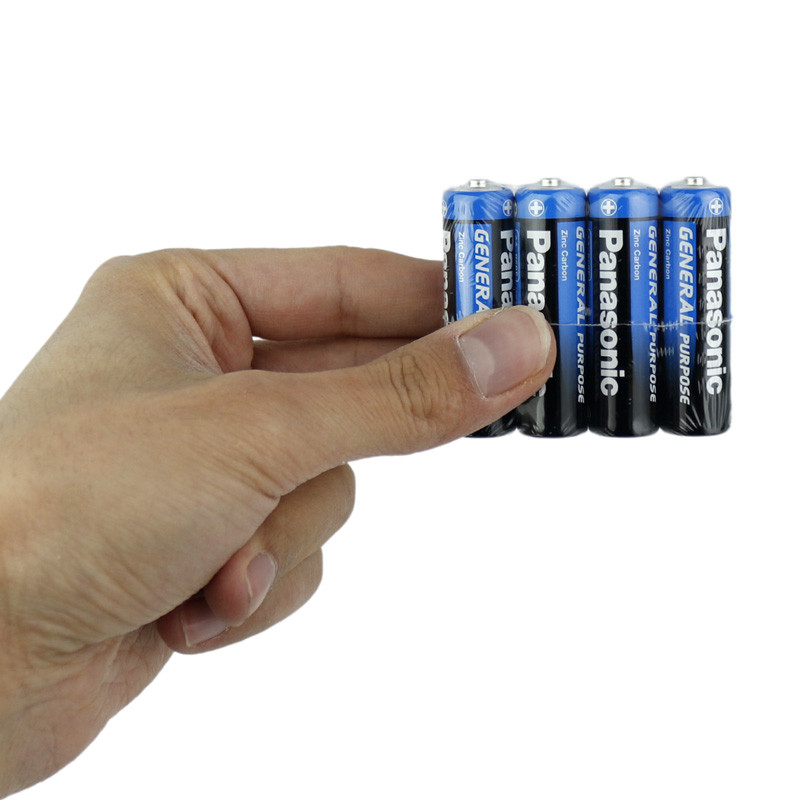 باتری چهارتایی قلمی Panasonic General Purpose R6BE/4PS AA بسته 60 عددی شرینک