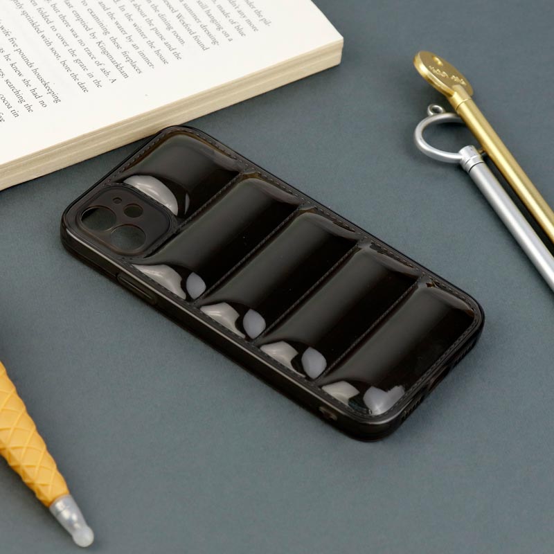 قاب PC شفاف پافر ژله ای محافظ لنزدار iPhone 11