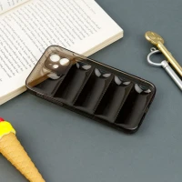 قاب PC شفاف پافر ژله ای محافظ لنزدار iPhone 11