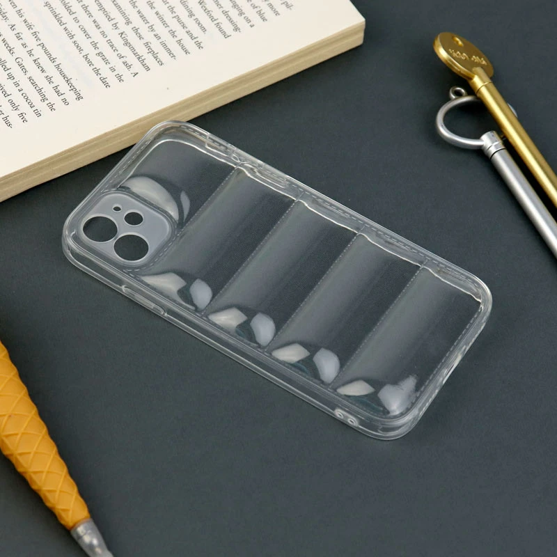قاب PC شفاف پافر ژله ای محافظ لنزدار iPhone 11