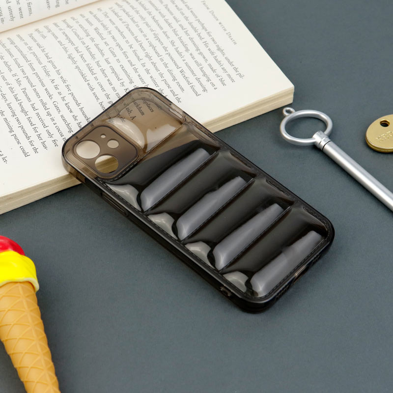 قاب PC شفاف پافر ژله ای محافظ لنزدار iPhone 12