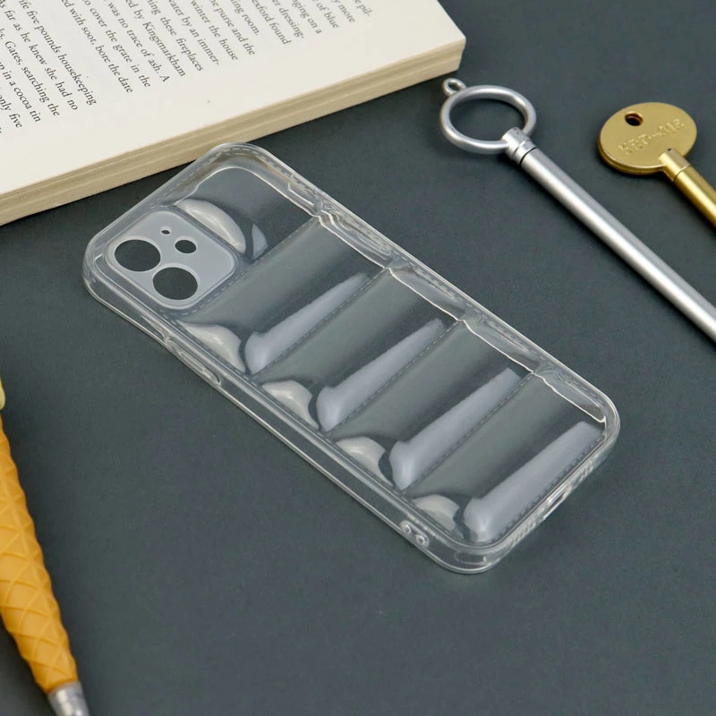 قاب PC شفاف پافر ژله ای محافظ لنزدار iPhone 12