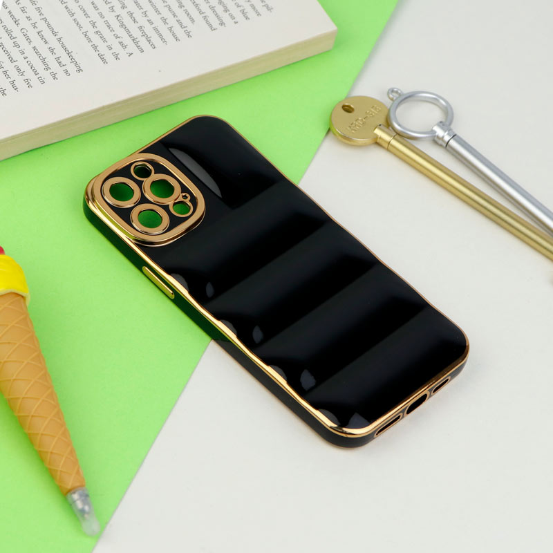 قاب PC پافر ژله ای محافظ لنزدار iPhone 12 Pro Max