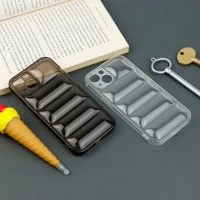 قاب PC شفاف پافر ژله ای محافظ لنزدار iPhone 13