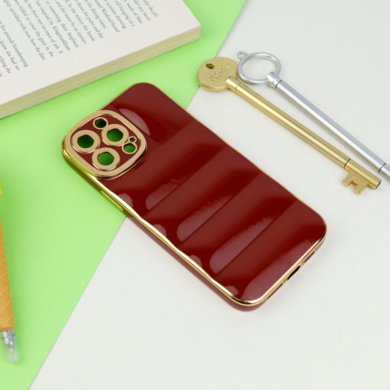 قاب PC پافر ژله ای محافظ لنزدار iPhone 13 Pro Max