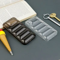 قاب PC شفاف پافر ژله ای محافظ لنزدار iPhone X/XS