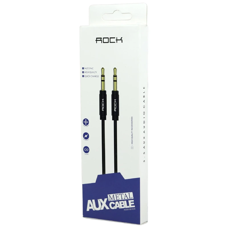کابل AUX راک ROCK طول 1 متر