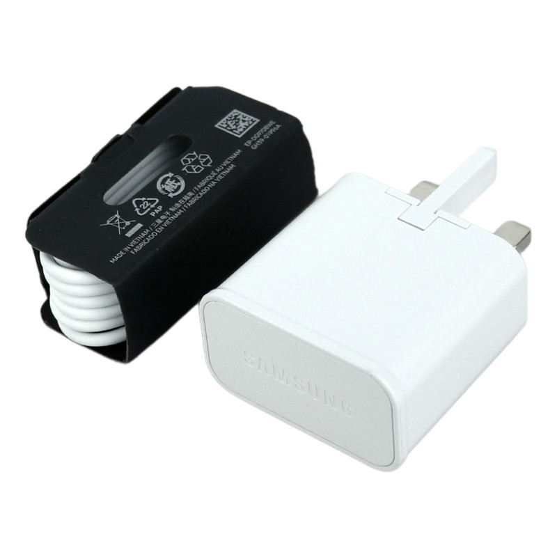 شارژر دیواری فست شارژ Samsung EP-TA200 2A QC3.0 PD 18W + کابل تایپ سی